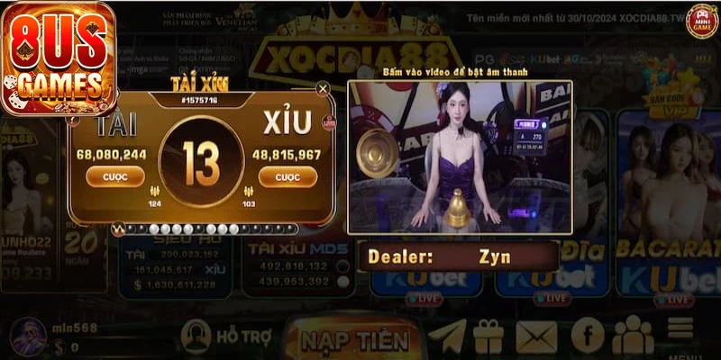 Người chơi hài lòng với dịch vụ tài xỉu 8us